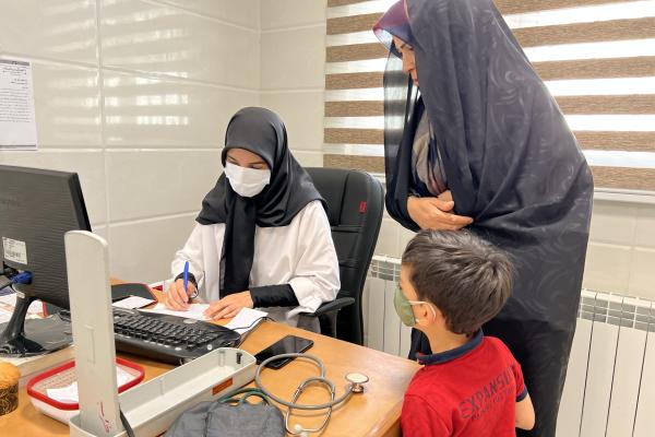 A health post in Qom providing vital medical care to refugees, ensuring access to necessary healthcare services. ©UNHCR/H. Eidizadeh
