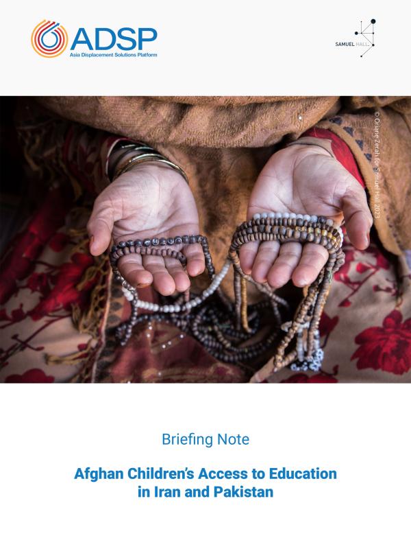 Briefing Note-Afghan Children’s Access to Education in Iran and Pakistan