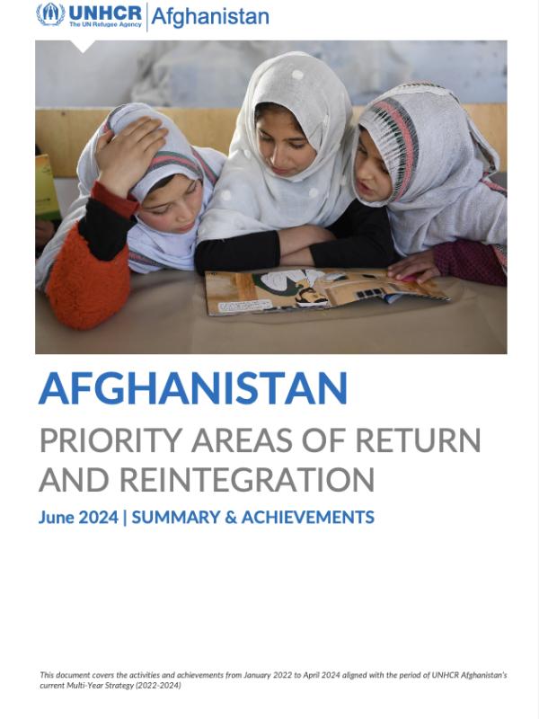 Afghanistan Priority Areas of Return and Reintegration June 2024